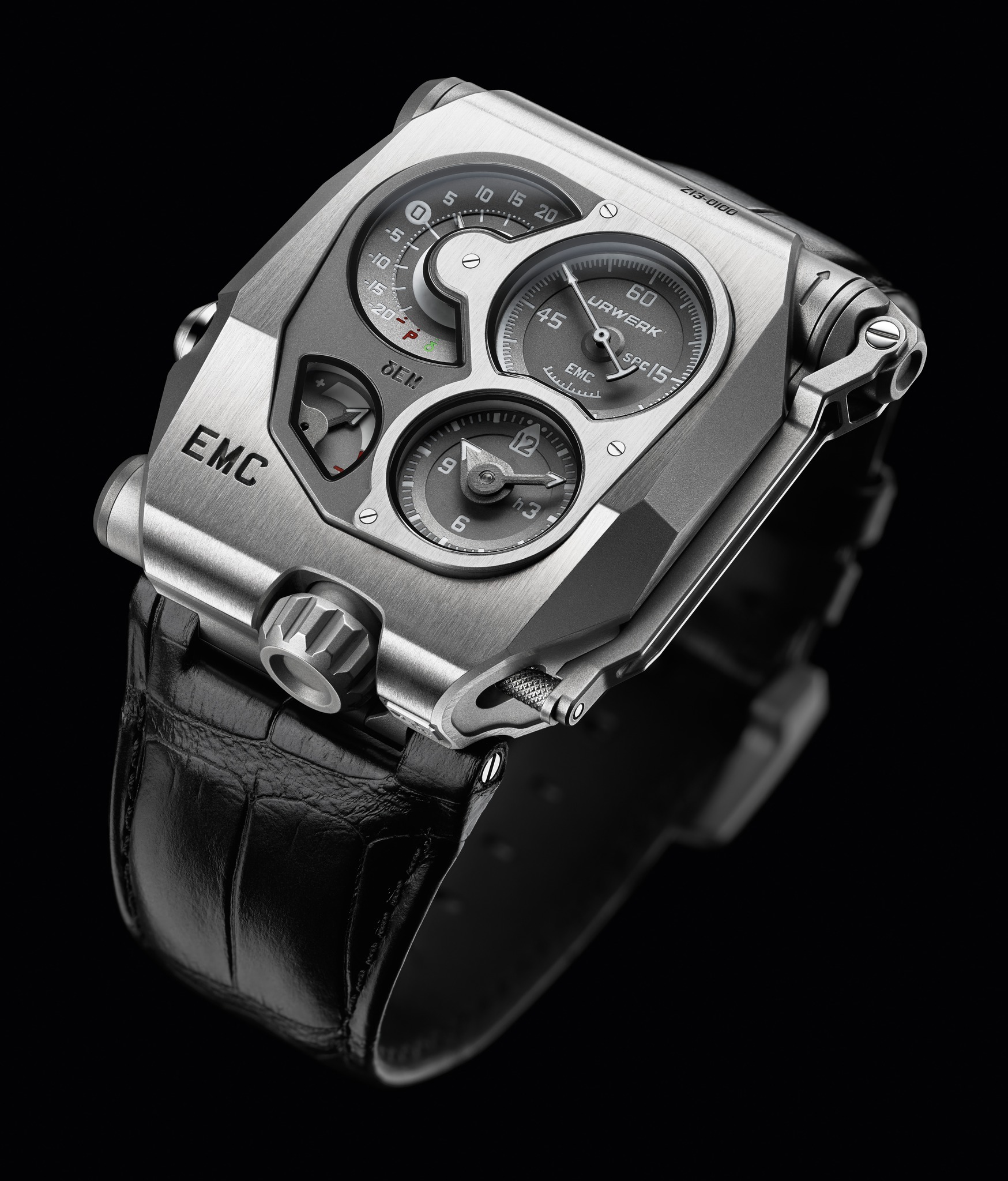 Replica Urwerk EMC Titanium and Steel Watch
